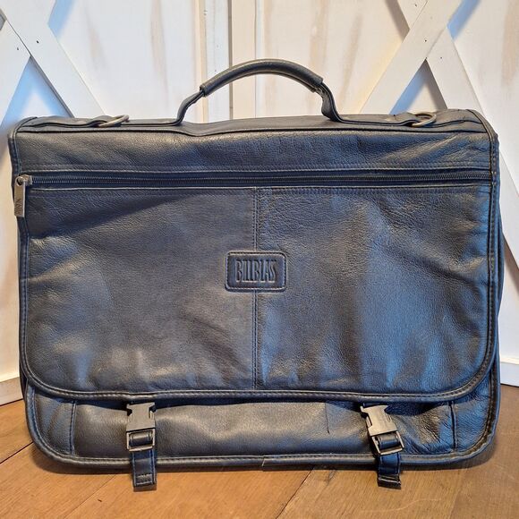 Vintage Bill Blass Black Laptop/Computer Portfolio Briefcase/Bag/ Satchel - Picture 1 of 15